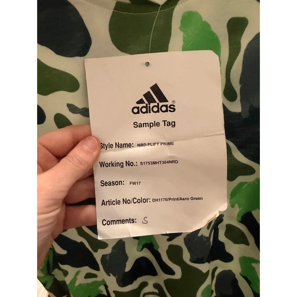 Adidas Prime NERD Camo T-Shirt Mens Aero Green Pharrell Sample FW17 DH1176